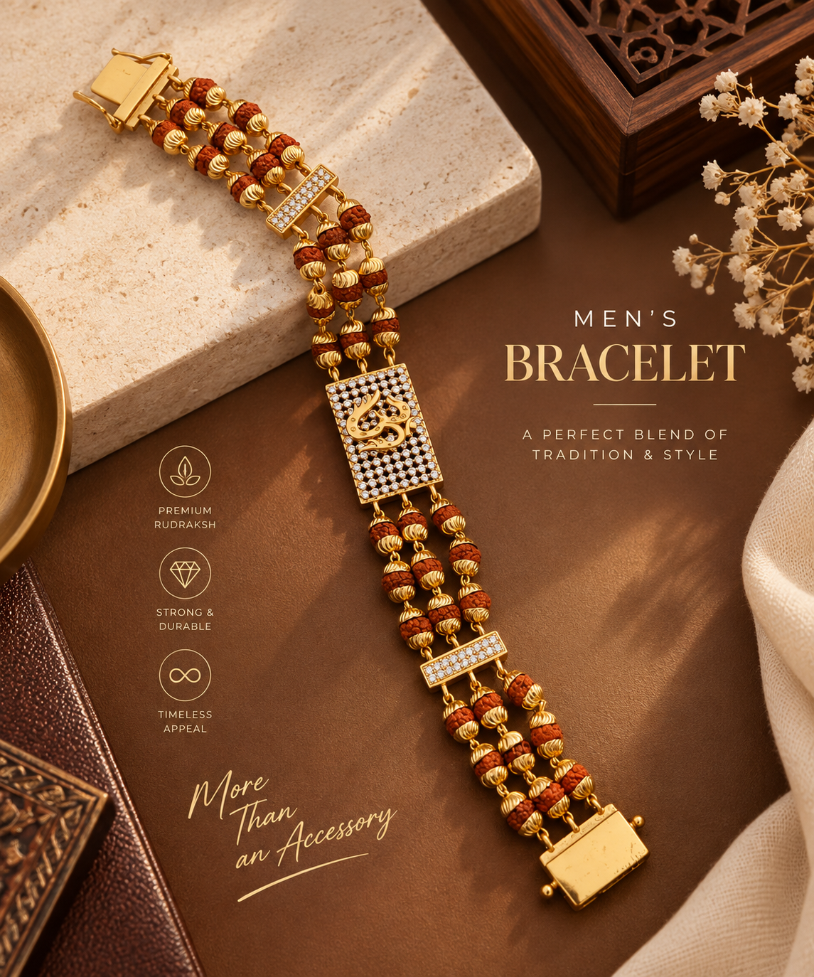 Rudraksha Bracelets for Men