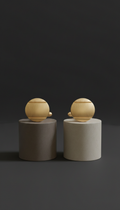 Soft Gold Cufflinks Set