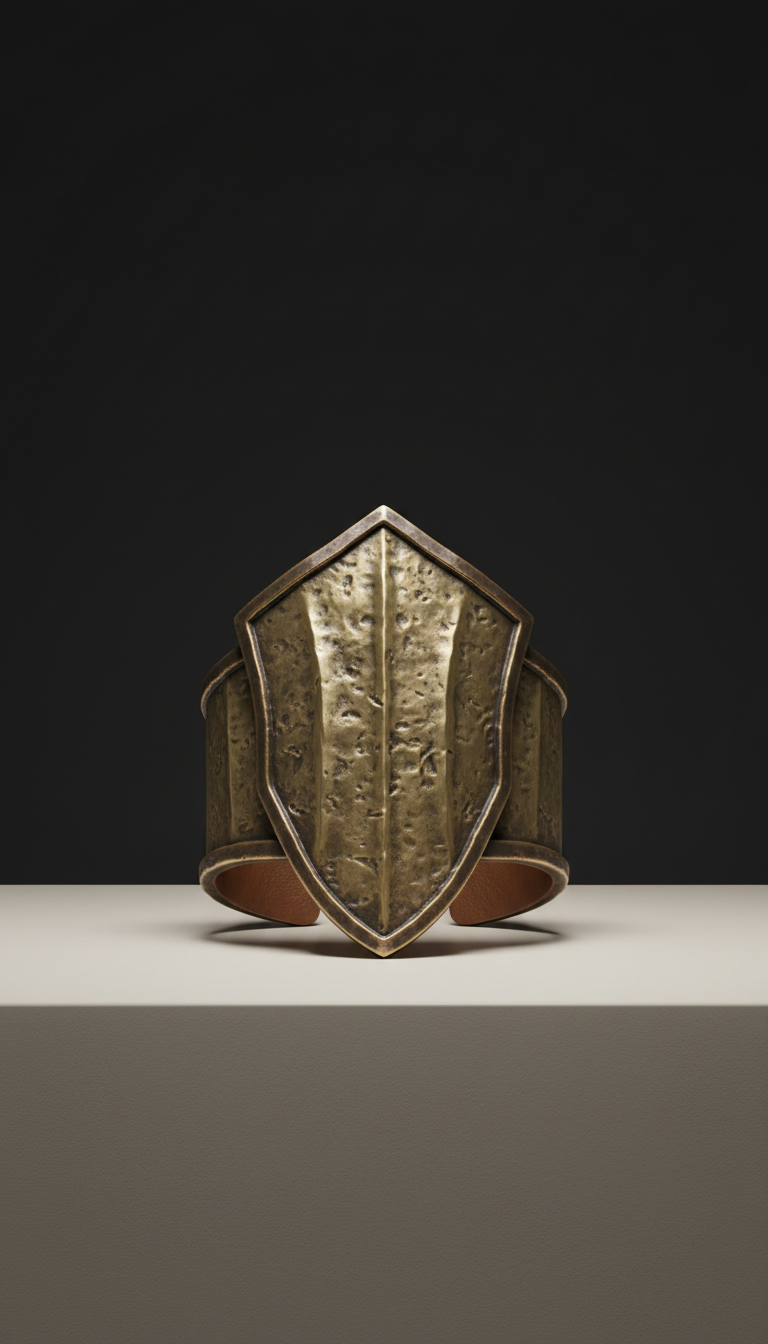 Textured Shield Cuff