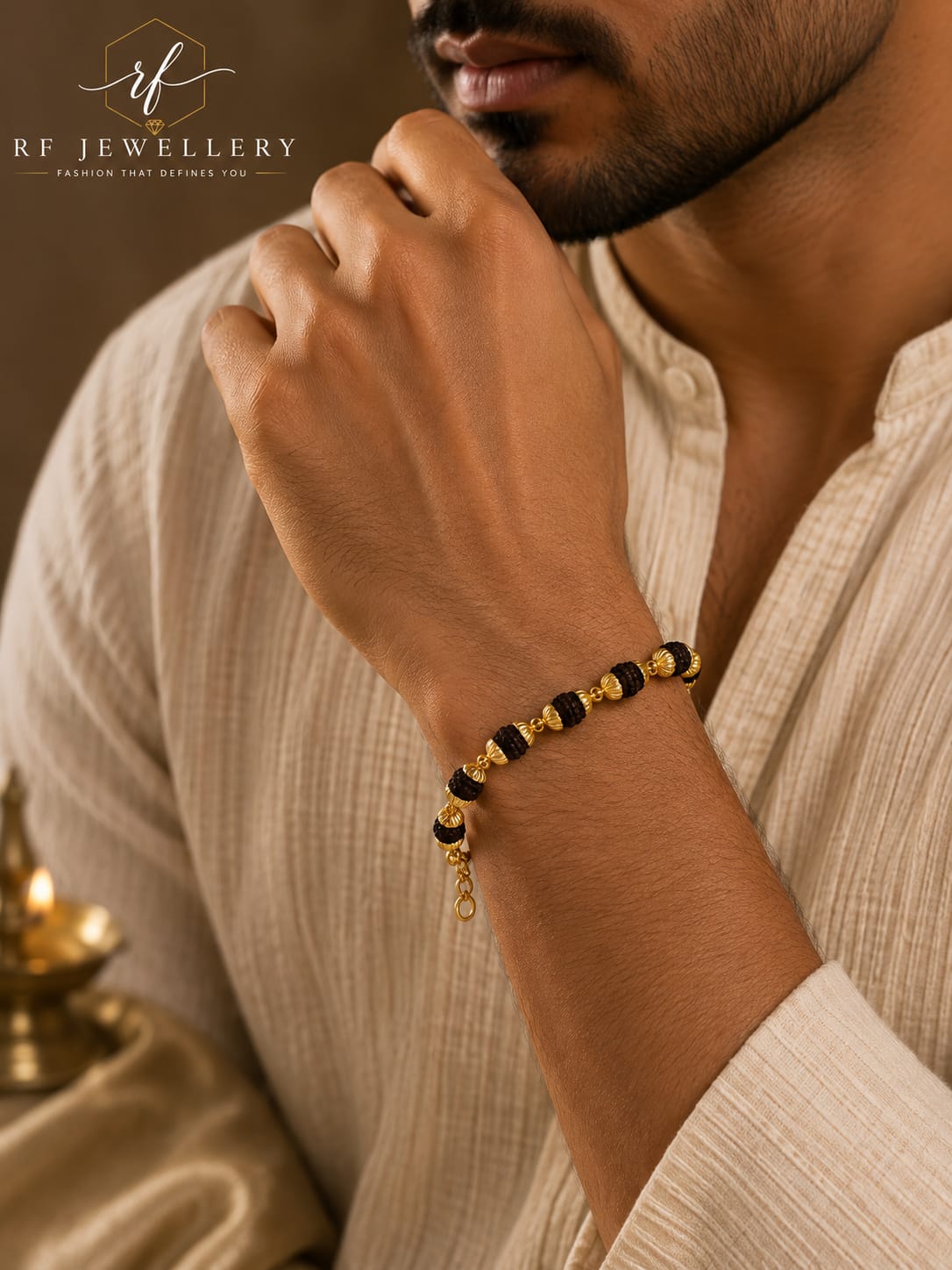Premium Rudraksha Bracelet for Men
