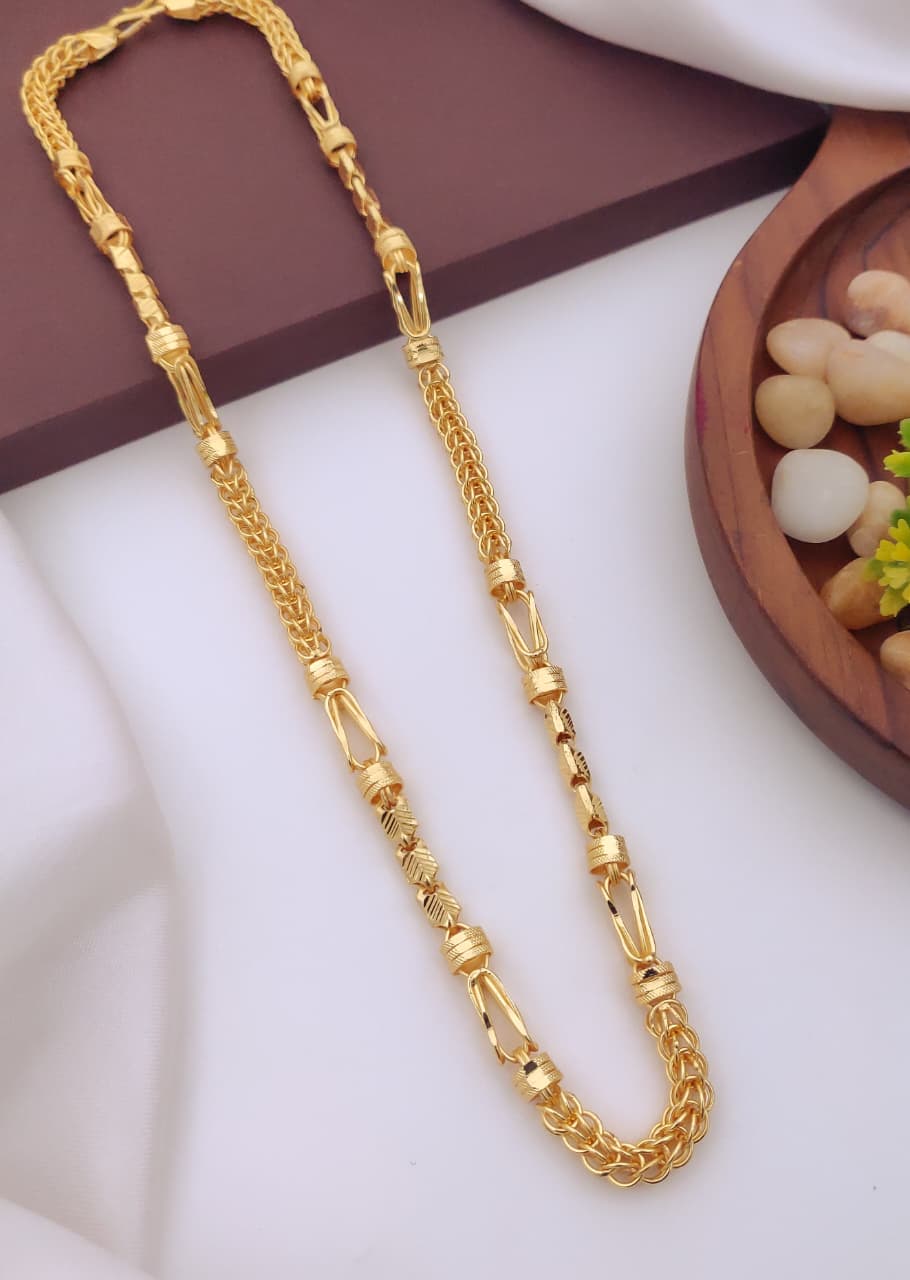 Men’s Gold Plated Premium Designer Chain - MC001