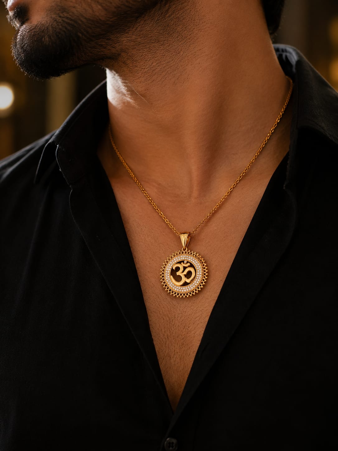 Minimalist Gold Pendant