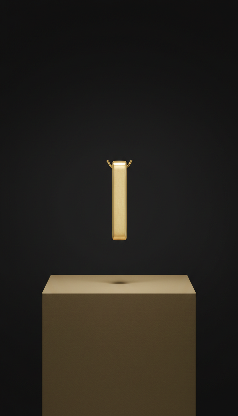 Minimalist Gold Pendant